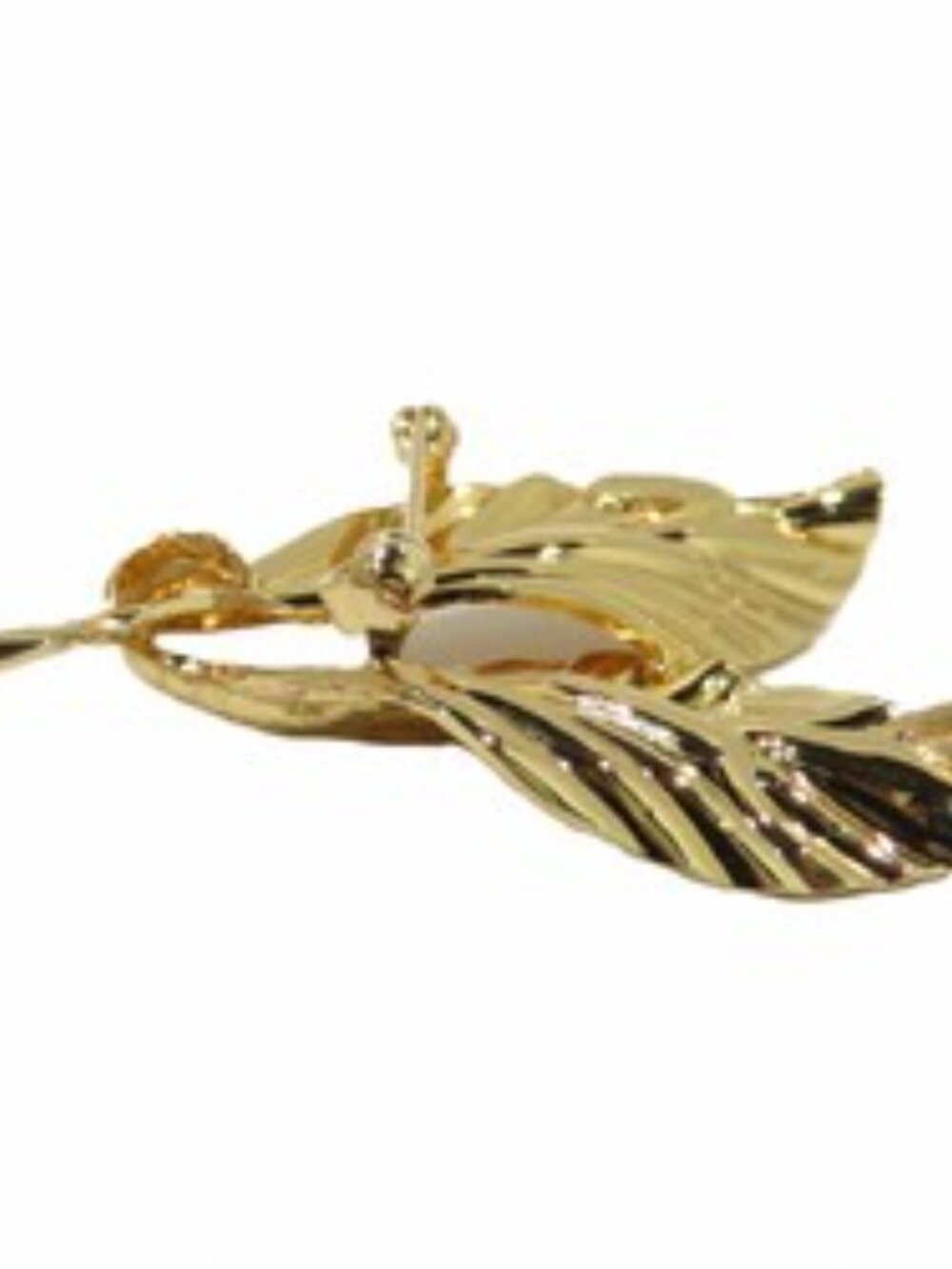 #138 - Christian Dior Dior leaf motif brooch, Authentic - Picture 7 of 8